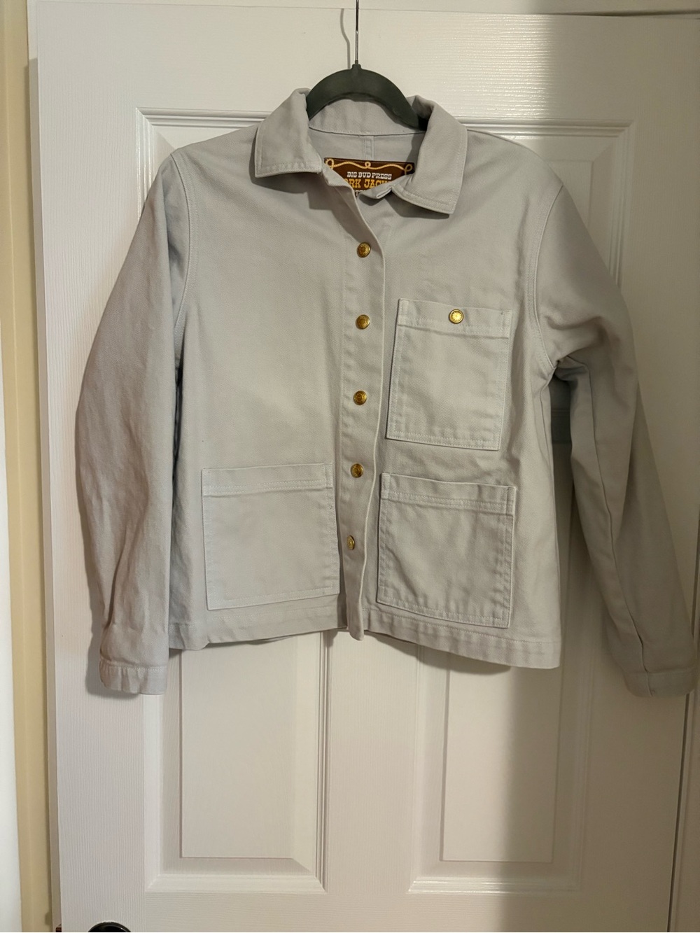 Big Bud Press Light Gray work jacket, size P